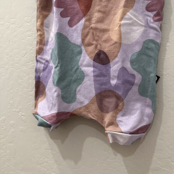 Rags Purple Watercolor Ruffle Romper - Picture 5 of 8